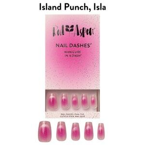 Red Aspen Pink Nail Dashes